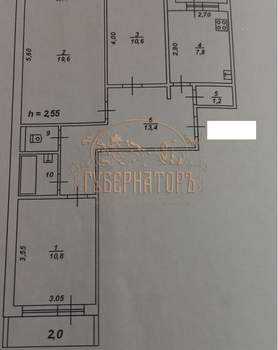 3-к квартира, вторичка, 67м2, 4/9 этаж