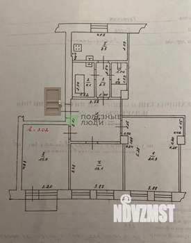 3-к квартира, вторичка, 78м2, 3/4 этаж