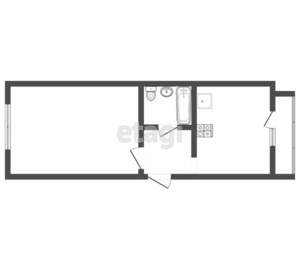 1-к квартира, вторичка, 45м2, 9/14 этаж