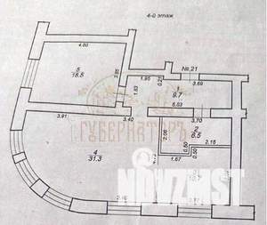 2-к квартира, вторичка, 77м2, 4/4 этаж