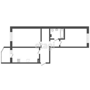 2-к квартира, вторичка, 67м2, 1/16 этаж