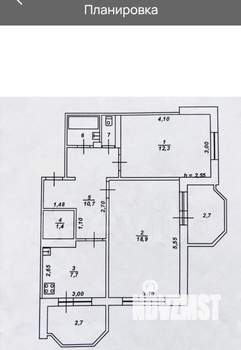 2-к квартира, вторичка, 61м2, 3/12 этаж