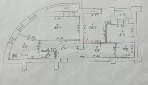 3-к квартира, вторичка, 80м2, 2/9 этаж