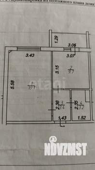 1-к квартира, вторичка, 37м2, 5/9 этаж