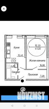 1-к квартира, вторичка, 41м2, 12/12 этаж