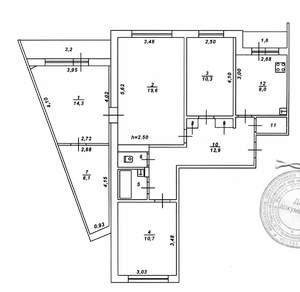 4-к квартира, вторичка, 89м2, 7/9 этаж