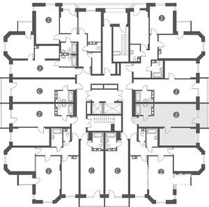 2-к квартира, вторичка, 47м2, 3/17 этаж