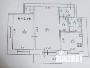 2-к квартира, вторичка, 42м2, 5/5 этаж