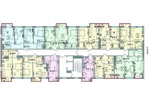 2-к квартира, вторичка, 57м2, 9/16 этаж