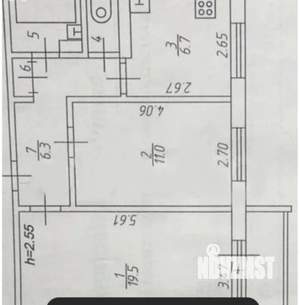 2-к квартира, вторичка, 49м2, 9/9 этаж