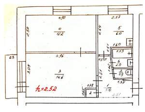 2-к квартира, вторичка, 42м2, 4/5 этаж