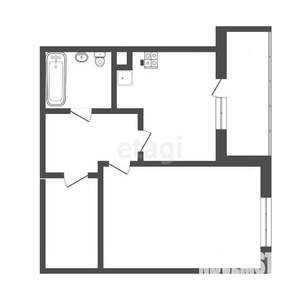 1-к квартира, вторичка, 35м2, 12/16 этаж