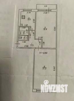2-к квартира, вторичка, 48м2, 5/5 этаж