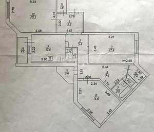 3-к квартира, вторичка, 97м2, 14/14 этаж