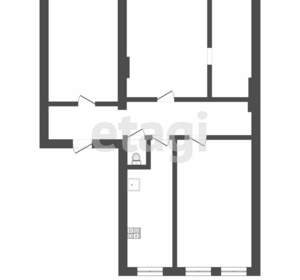 3-к квартира, вторичка, 62м2, 2/2 этаж