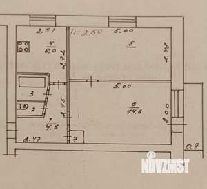 2-к квартира, вторичка, 41м2, 2/5 этаж