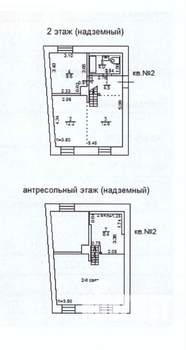 2-к квартира, вторичка, 52м2, 2/4 этаж