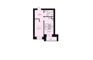 1-к квартира, вторичка, 39м2, 5/10 этаж