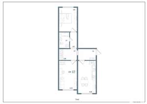 2-к квартира, сданный дом, 55м2, 7/15 этаж