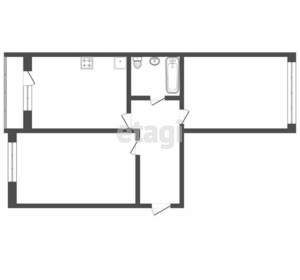 2-к квартира, вторичка, 64м2, 7/10 этаж