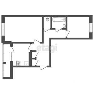 2-к квартира, вторичка, 45м2, 3/5 этаж