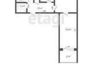 3-к квартира, вторичка, 61м2, 1/9 этаж