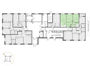 2-к квартира, вторичка, 60м2, 1/17 этаж