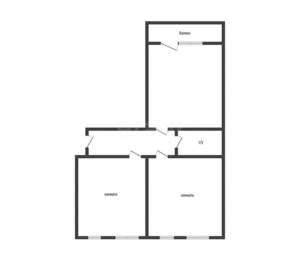 2-к квартира, вторичка, 79м2, 1/5 этаж
