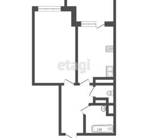 1-к квартира, вторичка, 41м2, 4/10 этаж