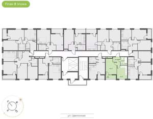 1-к квартира, вторичка, 35м2, 8/18 этаж