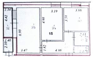 2-к квартира, вторичка, 77м2, 4/5 этаж