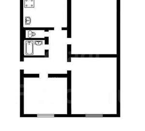 3-к квартира, вторичка, 62м2, 1/3 этаж