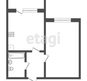 1-к квартира, вторичка, 38м2, 12/12 этаж