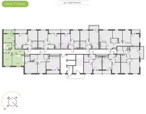2-к квартира, вторичка, 60м2, 7/16 этаж