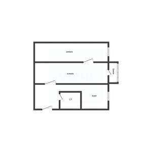2-к квартира, вторичка, 48м2, 2/4 этаж