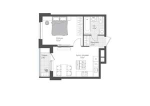 1-к квартира, вторичка, 37м2, 3/10 этаж