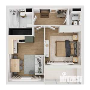 1-к квартира, вторичка, 43м2, 3/16 этаж