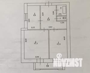 2-к квартира, вторичка, 53м2, 6/9 этаж