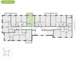 1-к квартира, вторичка, 30м2, 9/10 этаж