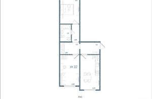 2-к квартира, сданный дом, 55м2, 7/15 этаж
