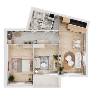 2-к квартира, вторичка, 78м2, 2/16 этаж