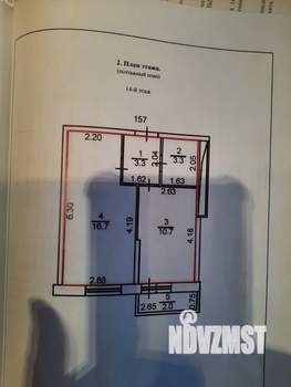 1-к квартира, вторичка, 34м2, 14/16 этаж