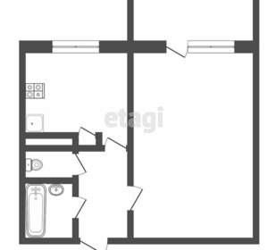 1-к квартира, вторичка, 37м2, 9/9 этаж