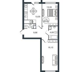 2-к квартира, вторичка, 64м2, 13/15 этаж