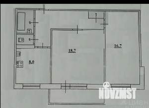 2-к квартира, вторичка, 61м2, 2/5 этаж