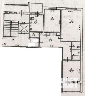 3-к квартира, вторичка, 67м2, 6/9 этаж