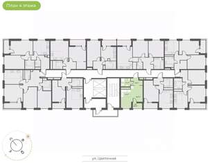 Студия квартира, вторичка, 26м2, 16/17 этаж
