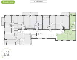 2-к квартира, вторичка, 63м2, 8/10 этаж