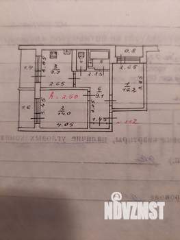 2-к квартира, вторичка, 49м2, 1/9 этаж