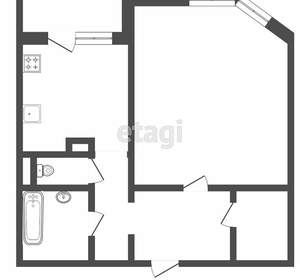 1-к квартира, вторичка, 43м2, 16/17 этаж